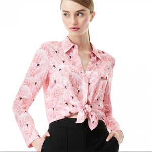 Alice + Olivia Willa Button-UpTop